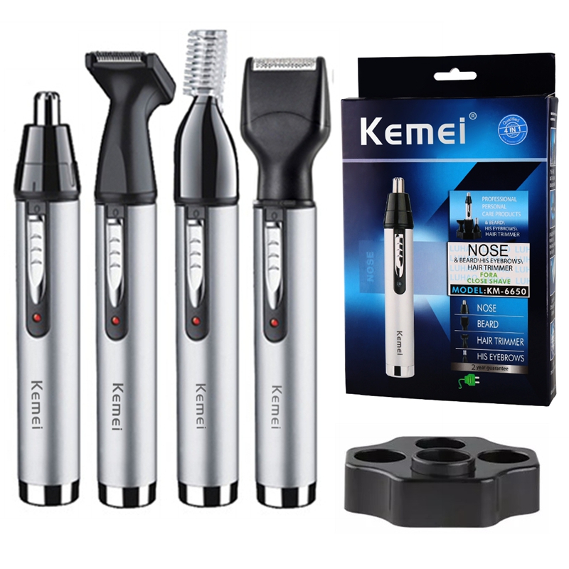 Grooming Men'S Eyebrows - Kemei 充電式オールインワンヘアトリマー男性/女性用グルーミングキット電動ひげトリマー顔、体、眉毛、鼻、耳トリマー