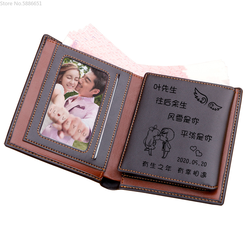 カスタムボーイマンギフト財布財布カップベルト写真結婚ボーイフ - Men'S Grooming For Marriage のレビューと価格