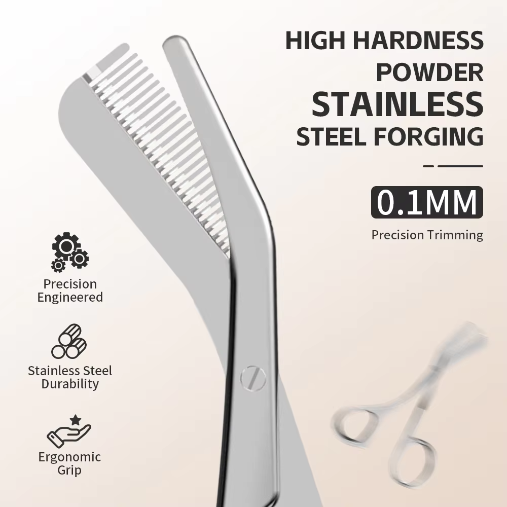 1セットの眉毛グルーミングツール、櫛付き眉毛グルーミングハサ - Grooming Men'S Eyebrows のレビューと価格