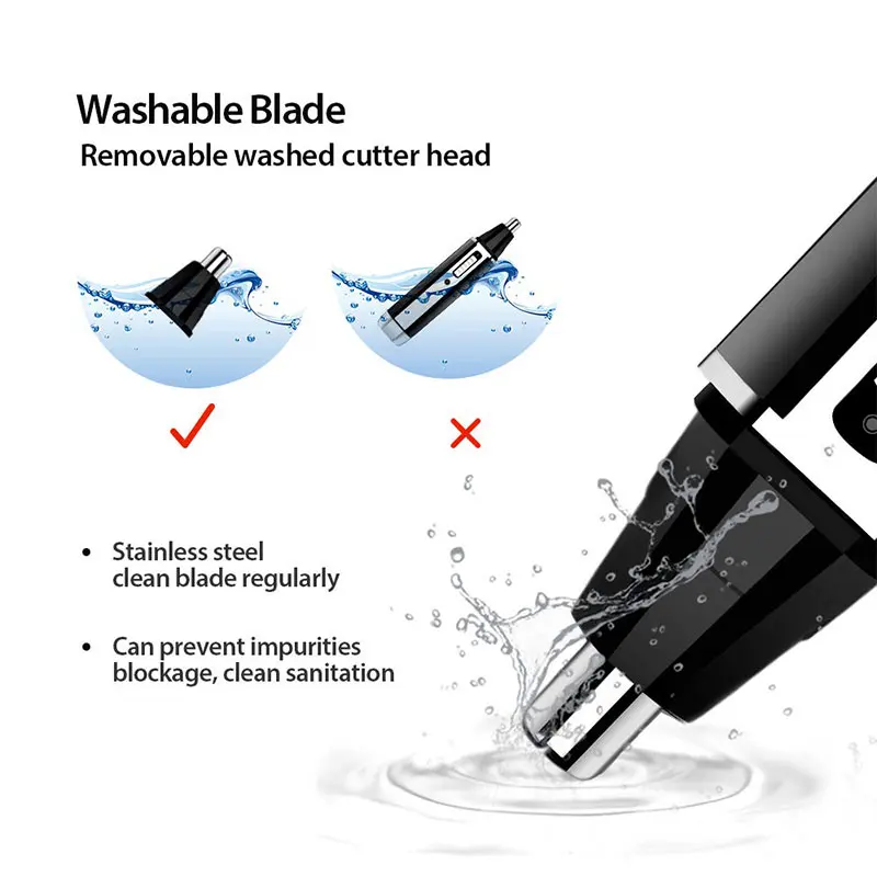Kemei 充電式電気オールインワンヘアトリマー男性用グルー - Grooming Men'S Eyebrows のレビューと価格