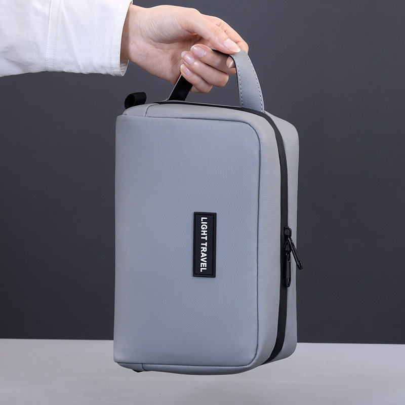 防水ハンドヘルドメイクアップバッグ、耐久性のある男性用トラベ - Men'S Grooming Bag のレビューと価格