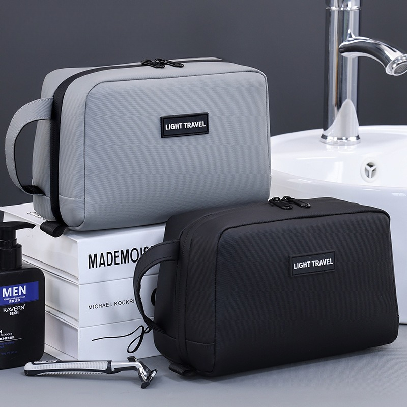 防水ハンドヘルドメイクアップバッグ、耐久性のある男性用トラベ - Men'S Grooming Bag のレビューと価格