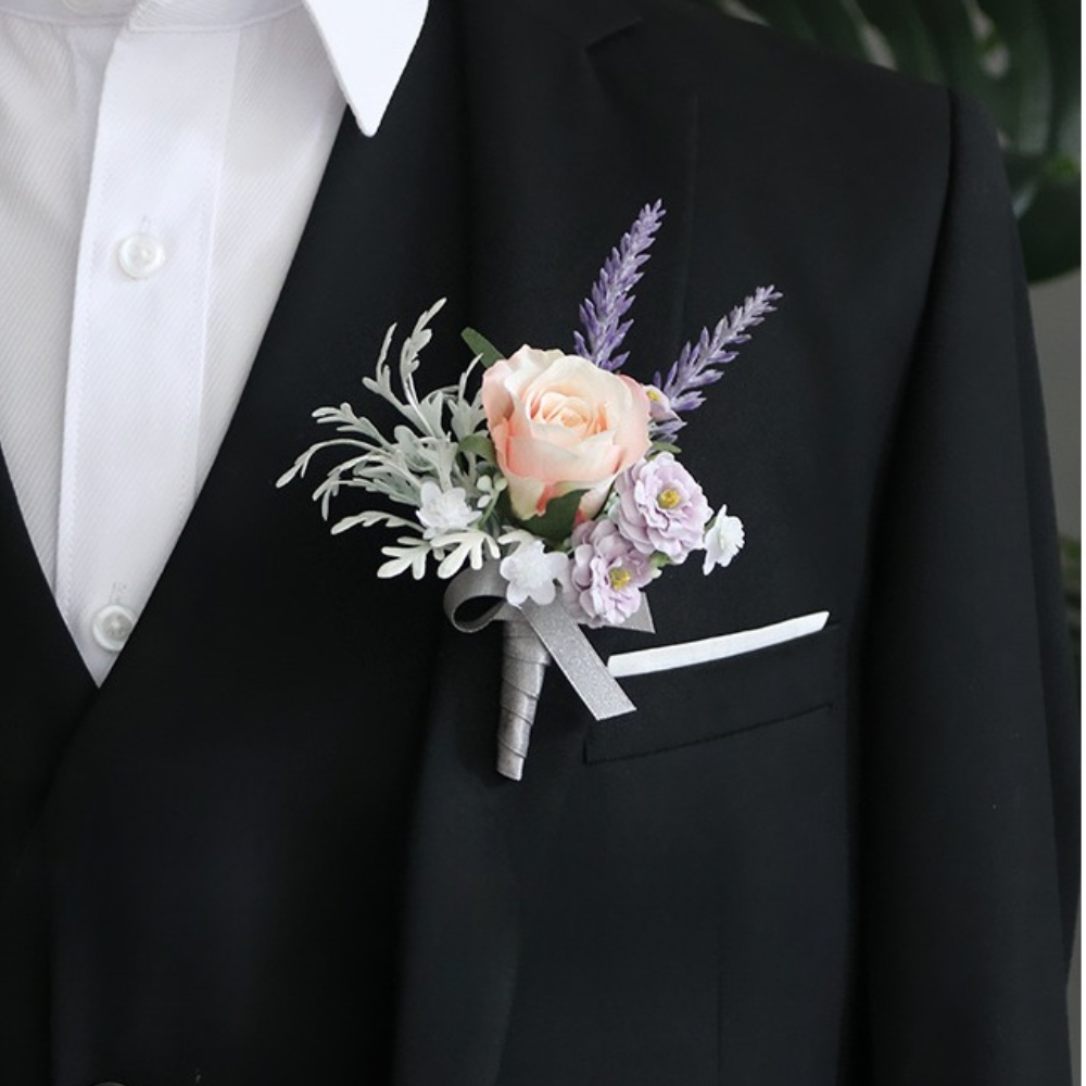 新郎ブートニア結婚式の装飾男性のための結婚アクセサリー花婿の - Men'S Grooming For Marriage のレビューと価格