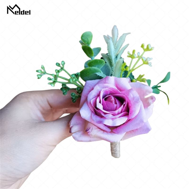 ボタンホールの結婚披露宴、ゲストのための花の花輪、ダブルアク - Men'S Grooming For Marriage のレビューと価格
