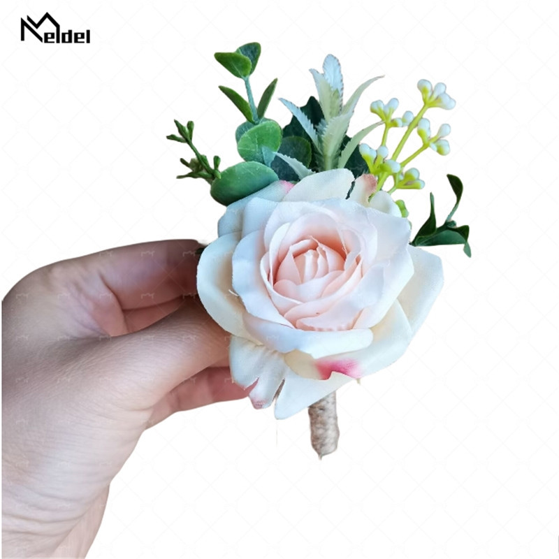 ボタンホールの結婚披露宴、ゲストのための花の花輪、ダブルアク - Men'S Grooming For Marriage のレビューと価格