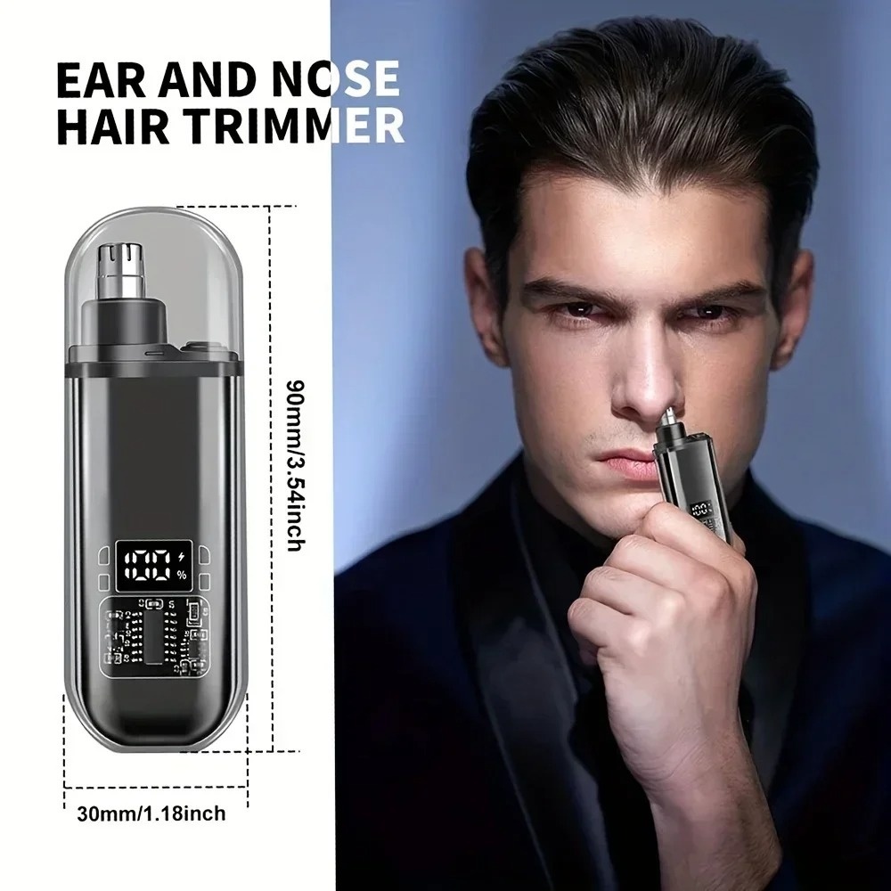 鼻毛耳毛トリマー 電動ミニコンパクトポータブル USB-C急 - Men'S Grooming Facial のレビューと価格