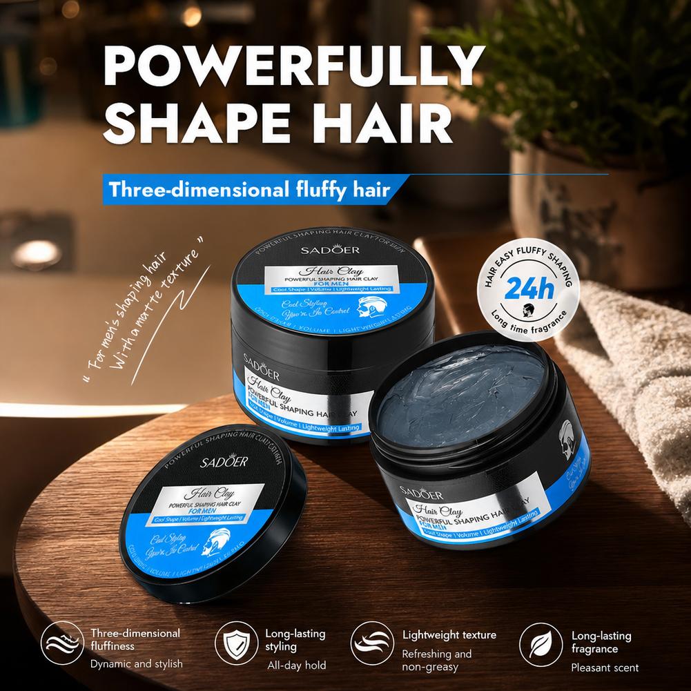 メンズヘアスタイリングクレイ 強力ホールド マット仕上げ ヘ - Men'S Groom のレビューと価格
