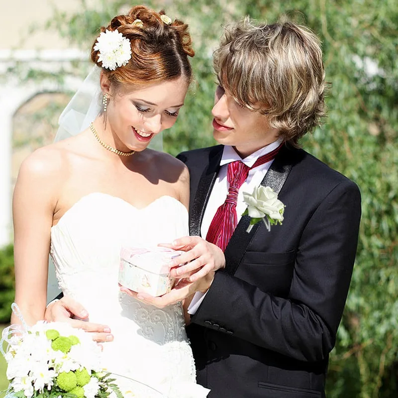 男性のためのoutonniere、結婚式の儀式、記念日、フォ - Men'S Grooming For Marriage のレビューと価格