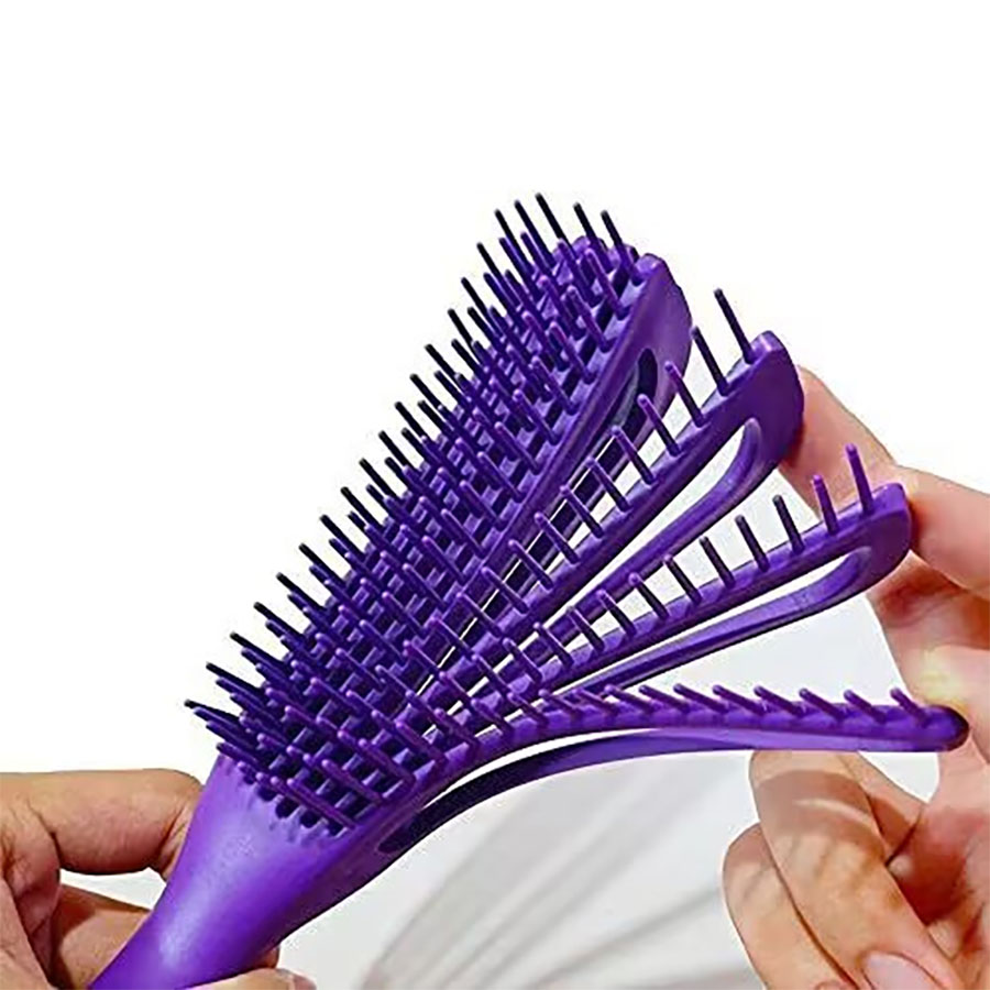 中空8歯タコ型頭皮マッサージコーム、髪の根元を引き上げ、静電 - Men'S Groom のレビューと価格