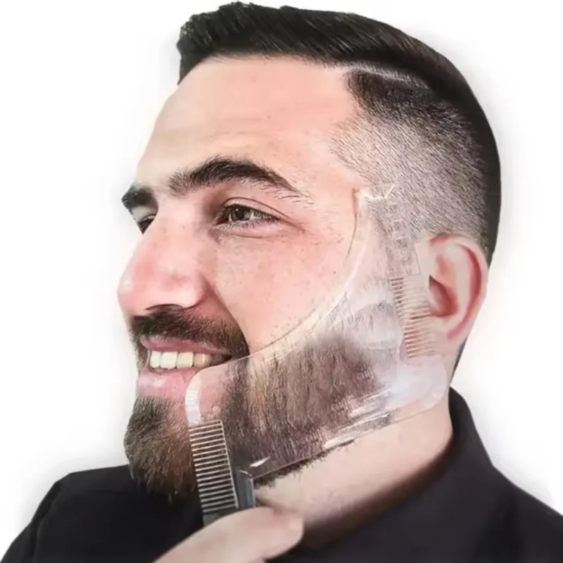 1個入り メンズ髭整形テンプレートコーム 軽量で柔軟なオール - Men'S Grooming Facial のレビューと価格