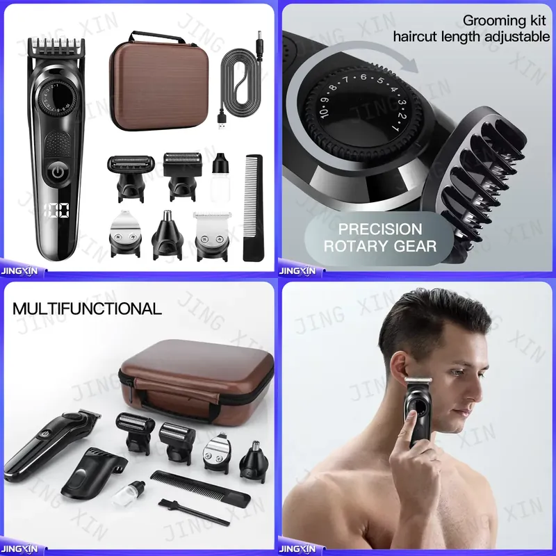 LM-1832 プロフェッショナル電動ヘアトリマー メンズ  - Men'S Grooming Facial のレビューと価格