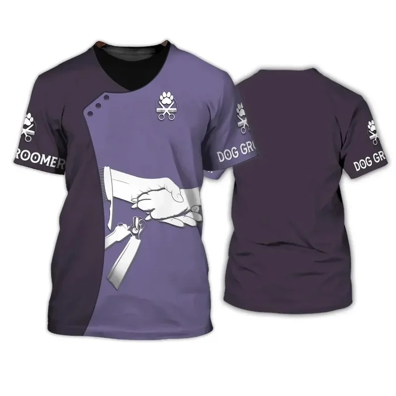 1枚限定カスタム写真入りペットグルーマーTシャツ 犬猫グルー - Men'S Grooming Pictures のレビューと価格