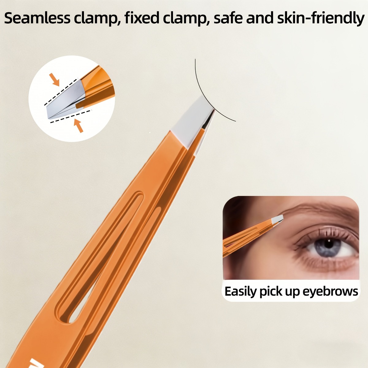 1個入り 口ひげ・毛の除去用斜め先端ピンセット 眉毛や顔のグ - Grooming Men'S Eyebrows のレビューと価格