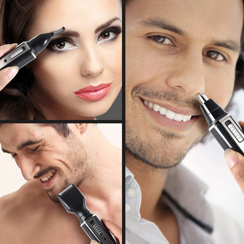 男性用充電式鼻毛トリマー,顔,体,あごひげ,眉毛,耳掃除機, - Grooming Men'S Eyebrows のレビューと価格