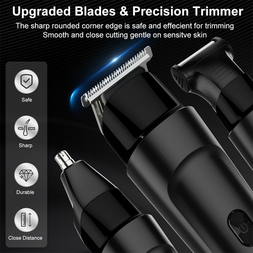 電動ヘアトリマークリッパー男性用多機能5 in 1充電式トリ - Grooming Men'S Eyebrows のレビューと価格