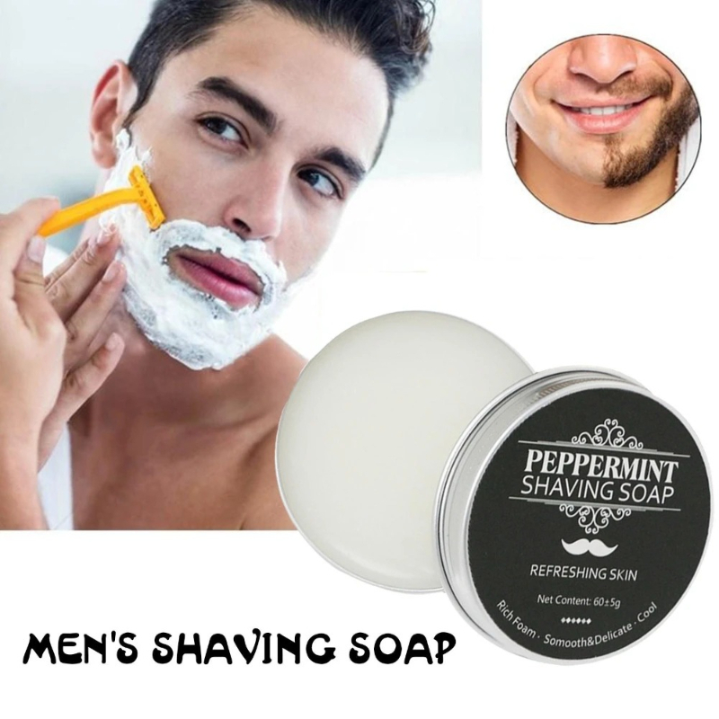 60g手作りアルミ缶入りひげ用バーム、男性用固形ペパーミント - Aftershave Balm Mens のレビューと価格